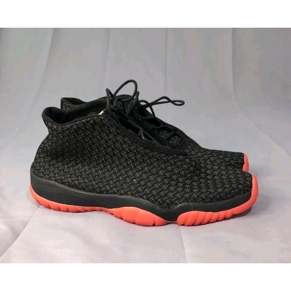 Nike Air Jordan Future Woven Sneakers –‎ Black / Infrared – Men's 9.5